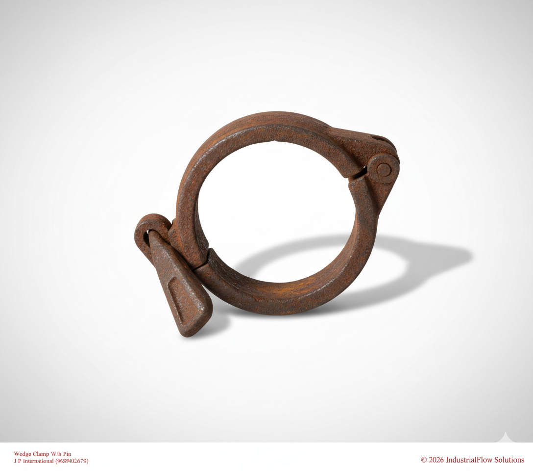 Silver Plated Wedge Clamp DN 125